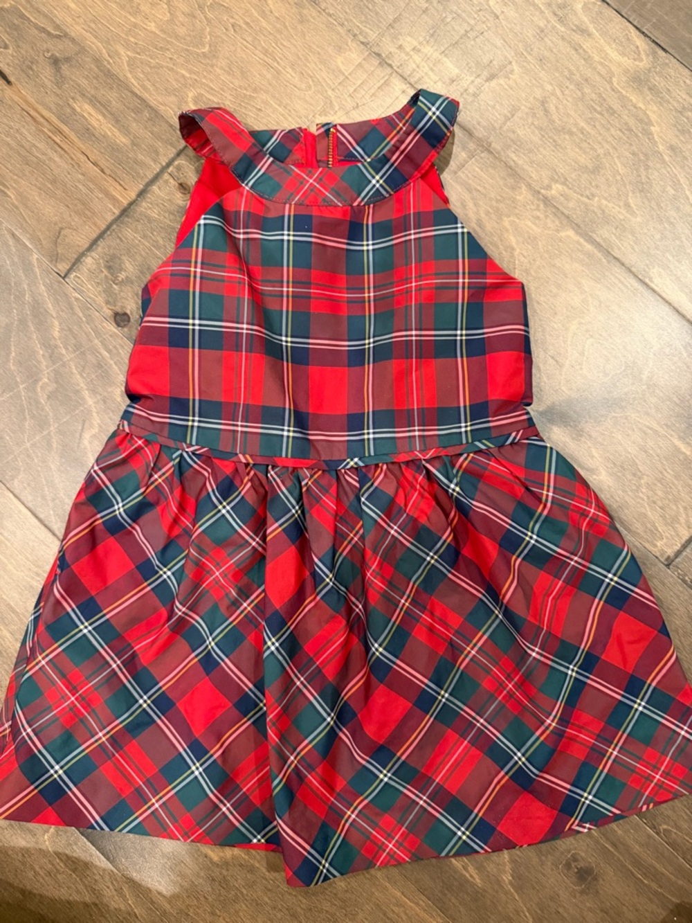 Vineyard Vines Red and Navy Plaid Holiday Dress
